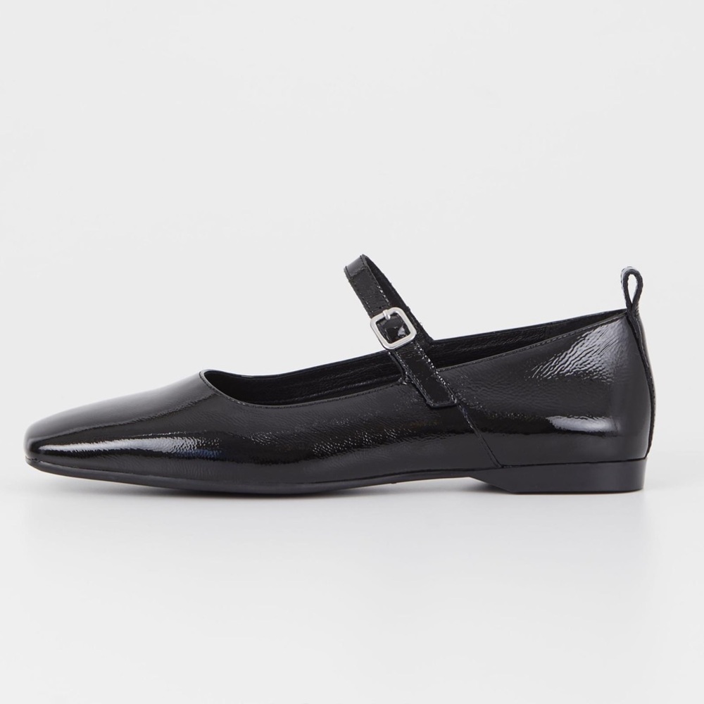VAGABOND SHOEMAKERS DELIA BALLET FLATS Black Patent Mary Jane EU 40 US 10 NWOT - Picture 5 of 17
